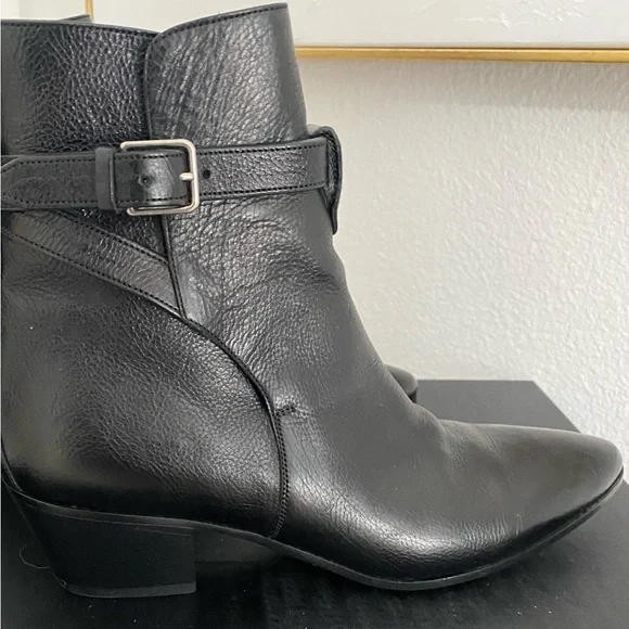 Saint Laurent | Shoes | Saint Laurent Leather Boots 39 | Poshmark
